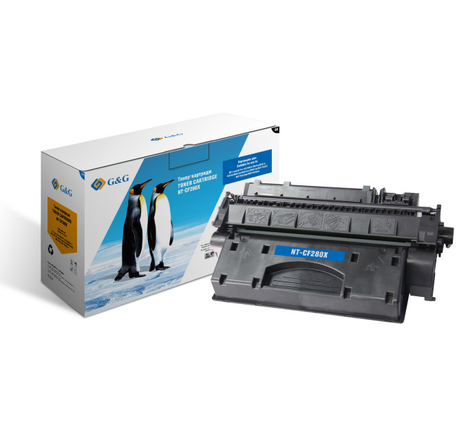 Тонер-картридж G&G (GG-CF280X) для  для HP LaserJet P2055d/P2055dn/P2055x;LaserJet Pro 400 M401/M401a/M401n/M401d/ M401dn/M401dne/M401dw/MFP M425/MFP M425dn/MFP M425dw;Canon LBP6300/6300dn/6600/6650/6650dn/MF5870dn/MF5980dw;i-SENSYS LBP6300dn/6310dn/6